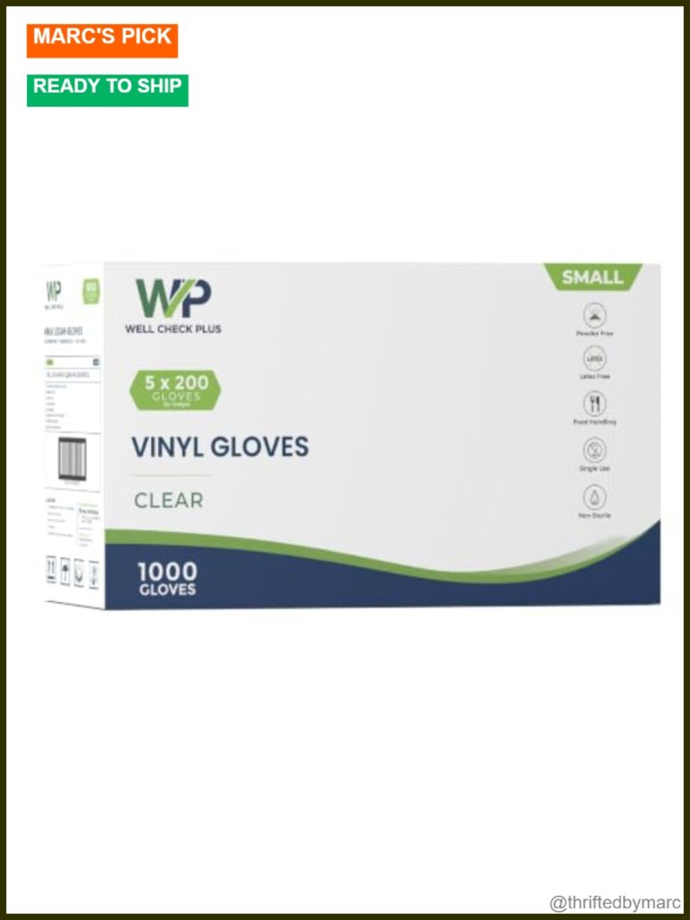 Clear Vinyl Disposable Food-Safe Gloves